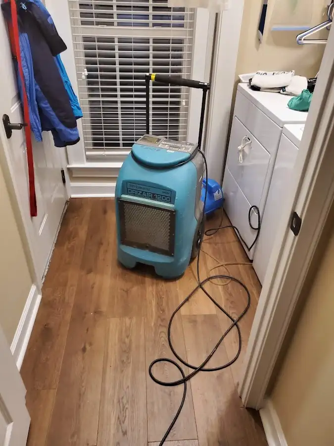 Commercial dehumidifier deployed for Flood Damage Cleanup in Demopolis